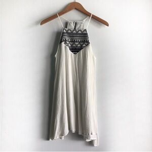 Jack by BB Dakota Navy and White Patterned Dress